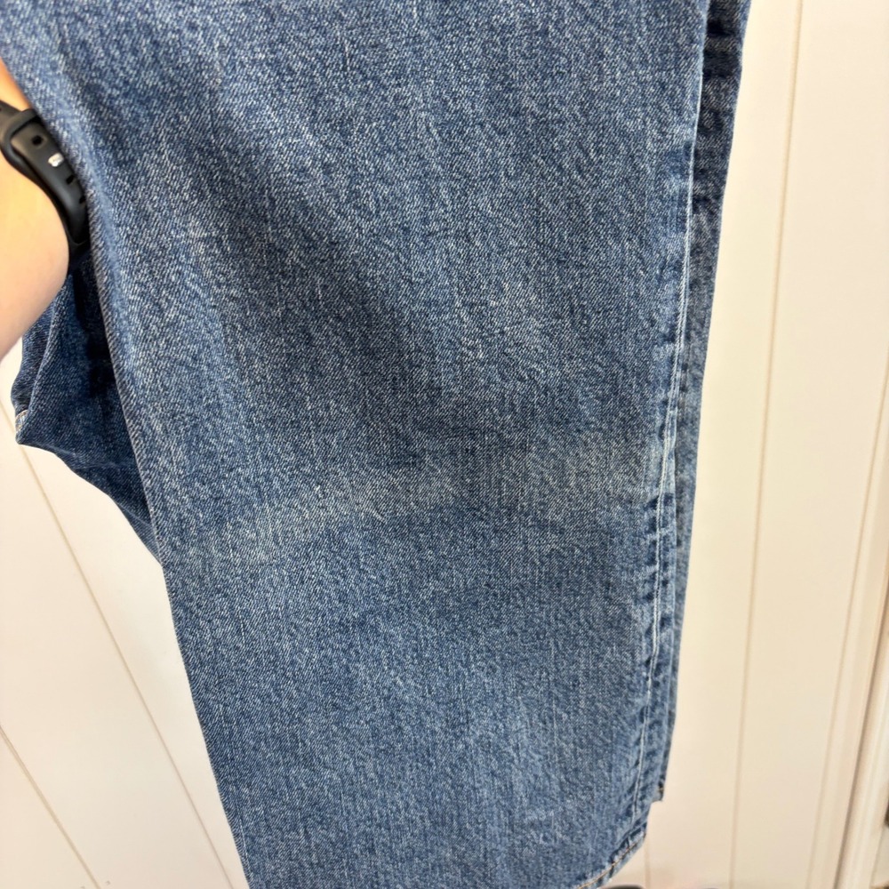 Vintage Lucky Brand Dungarees Y2K Western Low Rise Bootleg Jeans Women Size 10 - Picture 8 of 14